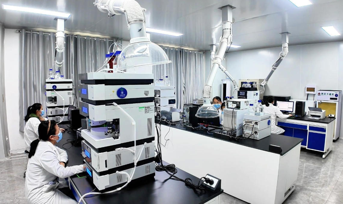 鑫煜制藥檢驗中心。受訪企業(yè)供圖