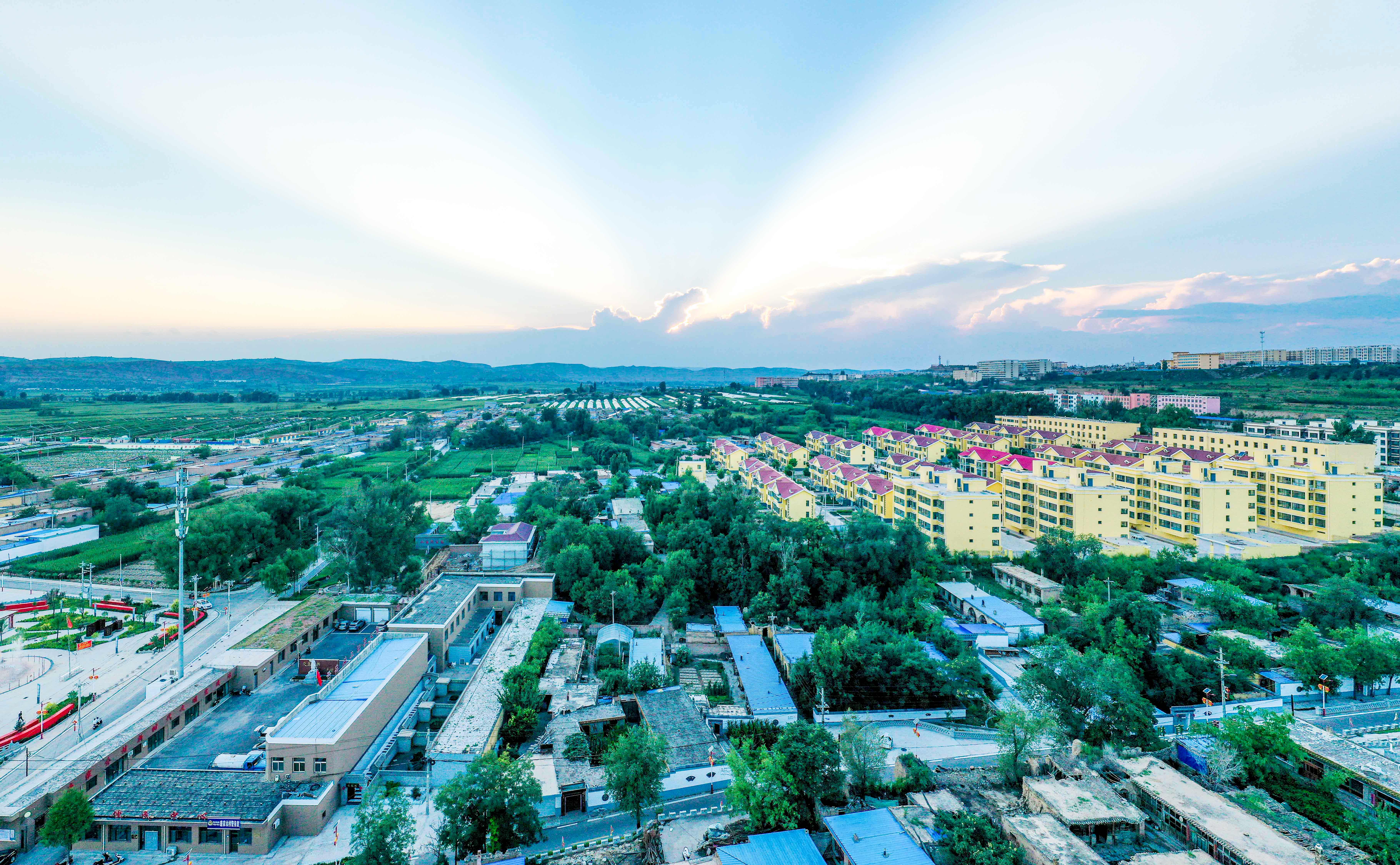 黃河岸邊的美麗村莊——唐家會村。